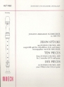 10 Stcke aus Zodiaci musici (1698) fr 2 Blockflten (SA) und Gitarre Spielpartitur