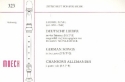 Deutsche Lieder zu 4 Stimmen (SATB) 