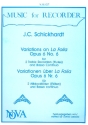 VARIATIONEN UEBER LA FOLLIA OP.6,6 FUER 2 ALTBFL. UND B.C. LASOCKI, DAVID, ED