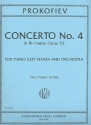 Concerto B flat major no.4 op.53 for piano (left hand) and orchestra for 2 pianos