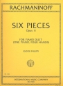 6 Pieces op.11 for piano duet