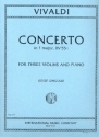 Concerto F Major op.23,1 for 3 violins and piano