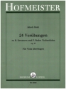 24 Vorbungen zu R. Kreutzers und P. Rodes Violinetden op.37 fr Viola