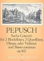 Concerto op.8,2 fr 2 Blockflten (Flten, Oboen, Violinen), 2 Oboen (Flte, Violinen) und Bc