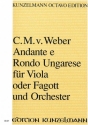 Andante e rondo ungarese op.35 fr Viola oder Fagott und Orchester Partitur