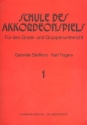 Schule des Akkordeonspiels Band 1 fr Piano-Akkordeon