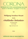 Mailnder Sinfonien Band 1 fr Streichorchester Partitur