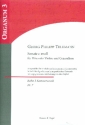 Sonate c-Moll fr Flte (Violine) und Bc Partitur und Stimmen