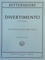 Divertimento for violin, viola and cello PASQUIER, ETIENNE, ED