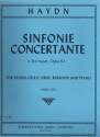 Sinfonie Concertante in b flat major op.84 for violin, cello, oboe, bassoon and piano