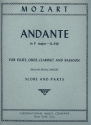 Andante F major KV616 flute, oboe, clarinet, bassoon