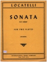 Sonata e minor for 2 flutes