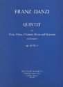 Quintett d-Moll op.68,3 fr Flte, Oboe, Klarinette, Horn und Fagott Stimmen