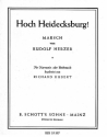 Hoch Heidecksburg op. 10 fr Blasorchester Dirigierauszug mit Stimmen