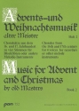 Advents- und Weihnachtsmusik alter Meister zu 4 Stimmen Band 2 fr 4 Blockflten (SATB) Spielpartitur