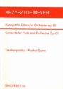 Konzert op.61 fr Flte und Orchester Studienpartitur