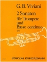 2 Sonaten fr Trompete und Bc