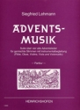 Adventsmusik Suite ber 4 alte Adventslieder (Flte, Oboe, Violine, Viola und Vc) Partitur