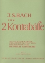 Bach für 2 Kontrabässe Band 3 aus den Englischen Suiten