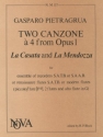 2 Canzone a 4 from op.1 for recorders ensemle satb (saab)