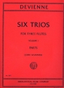 6 Trios vol.1 (nos.1-3) for 3 flutes parts