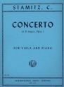 Concerto D major op.1 for viola and piano