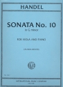 Sonata g minor no.10 for viola and piano