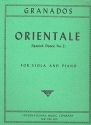 Orientale (Spanish dance no.2) for viola and piano