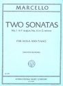 Sonata F major no.1 and Sonata g minor no.4 for viola and piano