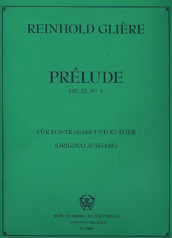 Prlude op.32,1 fr Kontraba und Klavier