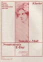 Sonatensatz E-Dur und Sonate c-Moll fr Klavier