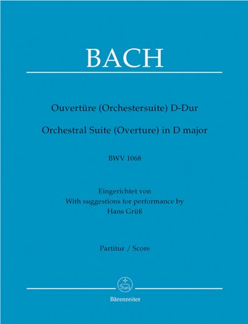 Ouvertre D-Dur BWV1068 fr Orchester Partitur
