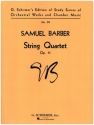 String Quartet op.11 study score