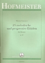 25 melodische und progressive Etüden op.60 für Gitarre