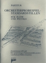 Orchesterprobespiel - Standardstellen fr 3-4 Flten (mit Piccolo) Partitur und Stimmen