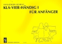 Kla-Vier-Hndig Band 1 fr Klavier zu 4 Hnden (Anfnger)