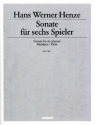 Sonate fr sechs Spieler fr Ensemble Stimmensatz