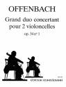 Grand Duo concertant op.34,1 pour 2 violoncelles