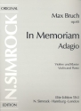 In memoriam op.65 Adagio fr Violine und Klavier