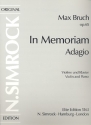 In memoriam op.65 Adagio fr Violine und Klavier