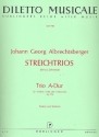 Trio A-Dur op.9,2 fr Violine, Viola und Violoncello Partitur und Stimmen