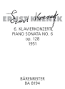 SONATE NR. 6 FUER KLAVIER OP.128 (1951)