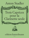 3 Caprices pour clarinette seul