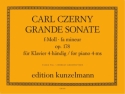 Grande Sonate f-Moll op.178 fr Klavier zu 4 Hnden