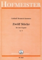 12 Stcke op.11 fr 3 Fagotte