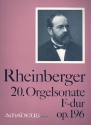 Sonate F-Dur Nr.20 op.196 fr Orgel Billeter, Bernhard