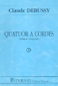 Quatuor  cordes op.10 pour 2 violons, alto et violoncelle partition miniature