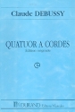 Quatuor  cordes op.10 pour 2 violons, alto et violoncelle partition miniature