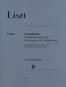 Consolations fr Klavier mit der Erstausgabe der ersten Fassung im Anhang