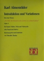 Introduktion und Variationen ber 'Es eilen die Stunden' op.4 fr Fagott, Violine, Viola und Violoncello